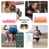 UniJethro Smart Ring for Women Men, Health Fitness Tracker Rings, IP68 Waterproof, Long Lasting Batteries Sleep Ring with Charging Case and Protector, Remote Photography, No App Fees (Silver, 9#) view 2