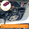FitDVR Power Adapter (3-Pin) for Ford and Lincoln, Connects to Rain Sensor, LED Display USB Power Source, Easy to Install, 5V 12V Output, for Dash Cam, Radar,D3-042 view 2