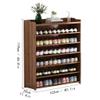 eexbz Shoe Rack Shoe Rack 7 Floors Floor Shoe Storage Rack Family Kitchen Tableware Saving Space Living Room Bedroom Corridor Shoes Shoe Organizer Rack view 2