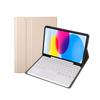 Aidashine Keyboard Case for iPad 9.7 Inch 6th Gen 2018,iPad 5th Gen 2017,iPad Air 2/1,Pro 9.7'',Bluetooth Keyboard with Touchpad, Pencil Holder,Gold view 1