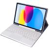 Aidashine Keyboard Case for iPad 9.7 Inch 6th Gen 2018,iPad 5th Gen 2017,iPad Air 2/1,Pro 9.7'',Bluetooth Keyboard with Touchpad, Pencil Holder,Gold view 3