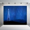 BELECO 20x10ft Fabric Nativity Scene Backdrop Blue Starry Sky Bethlehem Stars Nativity Manger Scene Background Christmas Church Religion Nativity Decoration Photo Booth Studio Props view 3
