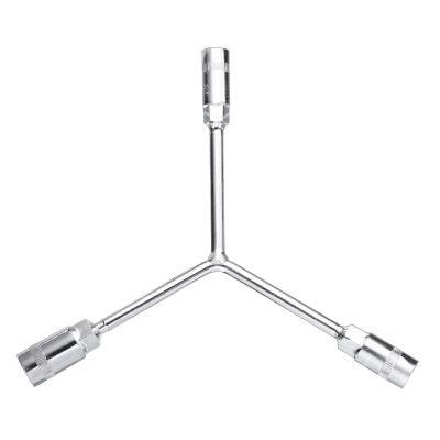 HARFINGTON Y-Shaped 3 Way Socket Wrench 12mm 14mm 17mm Long Arm Y-Type 6-Point Hexagon Spanner Hex Wrench Torque Spanner Socket for Car Motorcycle Repair Hardware Tools