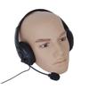 Angoily Wired Stereo Headset Line Volume Control Double Earpiece Earphones for Gaming Smartphones and Music Black view 2