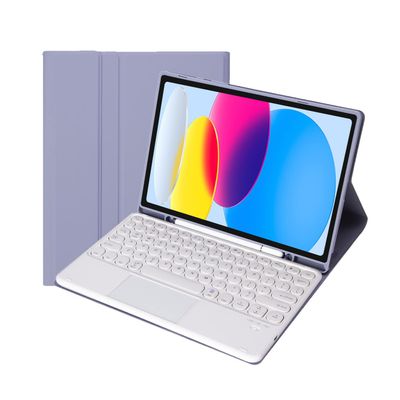 Aidashine Keyboard Case for iPad 9.7 Inch 6th Gen 2018,iPad 5th Gen 2017,iPad Air 2/1,Pro 9.7'',Bluetooth Keyboard with Touchpad, Pencil Holder,Purple