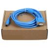 RIQVFAEUN Kunlun Tongtai TPC Touch Screen Connected to FX/1N2N/3U Series PLC Data Download Communication line TPC-FX(Gold Plated Connector,2m) view 1