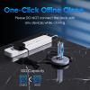 WAVLINK M.2 NVMe SSD Cloner Dock, 10Gbps Dual-Bay NVMe to USB-C/A Enclosure, Supports Offline Clone, UASP, Design for M-Key or M+B Key SSDs in Size 2230/2242/2260/2280/22110, SSD Not Include view 3