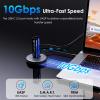 WAVLINK M.2 NVMe SSD Cloner Dock, 10Gbps Dual-Bay NVMe to USB-C/A Enclosure, Supports Offline Clone, UASP, Design for M-Key or M+B Key SSDs in Size 2230/2242/2260/2280/22110, SSD Not Include view 4