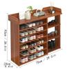 eexbz Shoe Rack Shoe Cabinet 7-Layer Organization Rack Household Kitchen Tableware Storage Rack Living Room Bedroom Corridor Shoe Organizer Rack(White) view 2