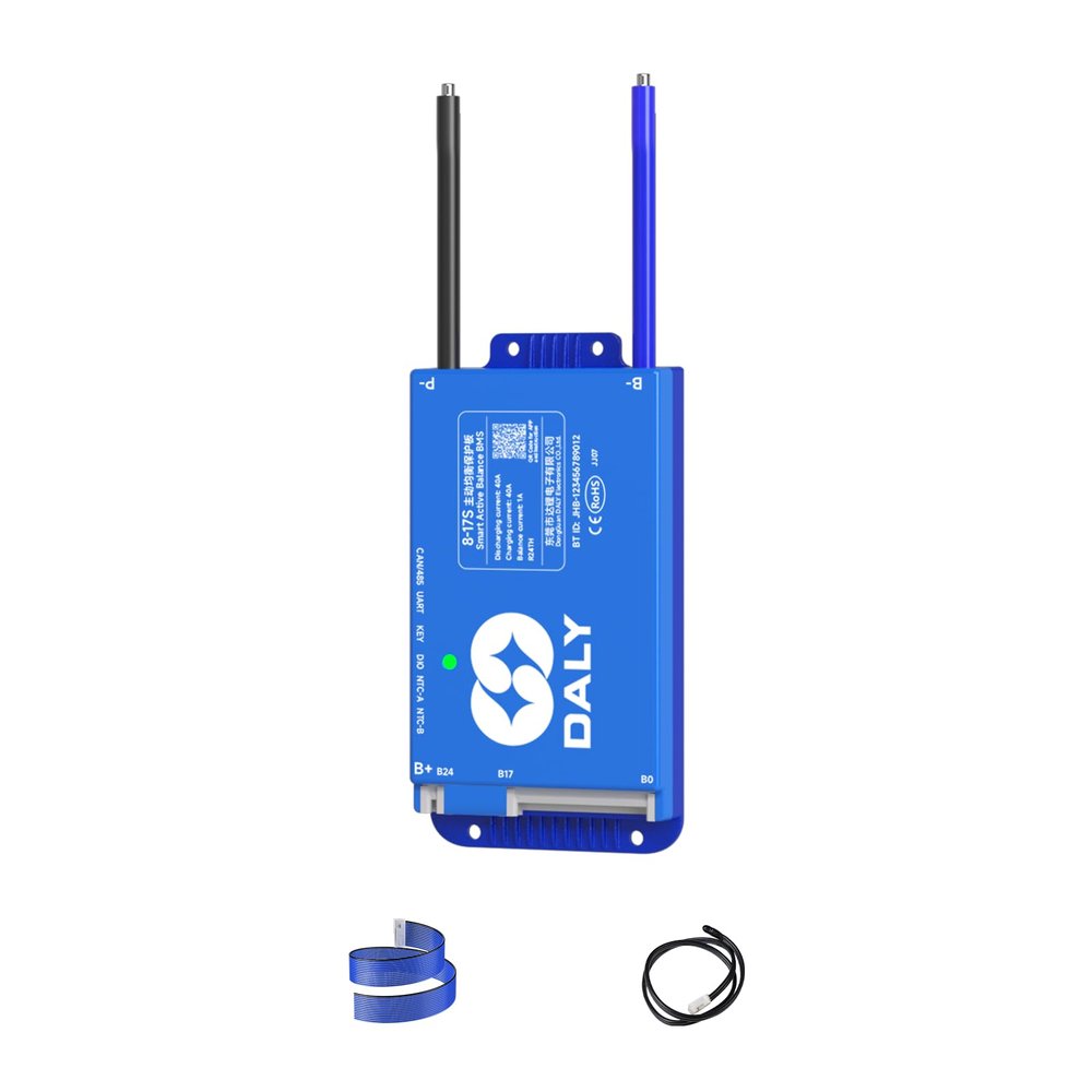 DALY Smart BMS 8S-17S 40A with 1A Active Balancing RS485 CAN