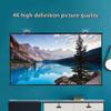 72" Outdoor Projector Screen Manual Pull Down 4:3 16:9 Projection Screen, Wall Mount 4K HD Portable Indoor Home Theater Movie Screen(72in16:9) view 4