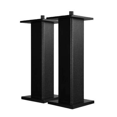 KIYILIHI Speaker Stand, Tray 280x240mm Speaker Stands,Floor-Standing Column 165x165mm 2 Pieces Speaker Stands, for Home Theaters Professional Performance Recording Composing(Black,280x240x500mm)