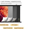 30-72 Inch Portable Foldable White Projector Curtain Projection Screen, Pull Down OutdoorPortable Curtain with Hanging, 16:9/4:3 Portable Movies Screen for Projector Home Theater Outdoor(16:9,30") view 4