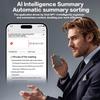 Magnetic AI Voice Recorder, Audio Recorder with Rich and Powerful Al Functions, 58 Languages, Ultra-Thin Body, Voice Recorder No Fee for Transcribe Summarize, Audio Recorder for Lecture, Meeting,64gb view 3