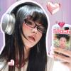 DreamCalf Fashion Fake Glasses Blue Light Blocking Rectangle Glasses for Women with Non Prescription Clear lens view 3