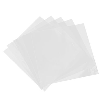 FELTECHELECTR 50pcs Vinyl Record Outer Sleeves Clear Album Protector for Vinyl Collection Design for Optimal Clarity and Water Resistance for Storage and Display