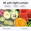 Projector Screen, Portable White Color Projector Curtain Projection Screen 30/40/50/60/72-INCH Diag 16:9/4:3, Projection Screen Movie Home Theater 4K Ultra HD Ready Drop Down(16:9,30") view 2