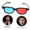 FELTECHELECTR 4pcs Glasses for Home Theater Red Blue Plastic Glasses for Movie Viewing view 3
