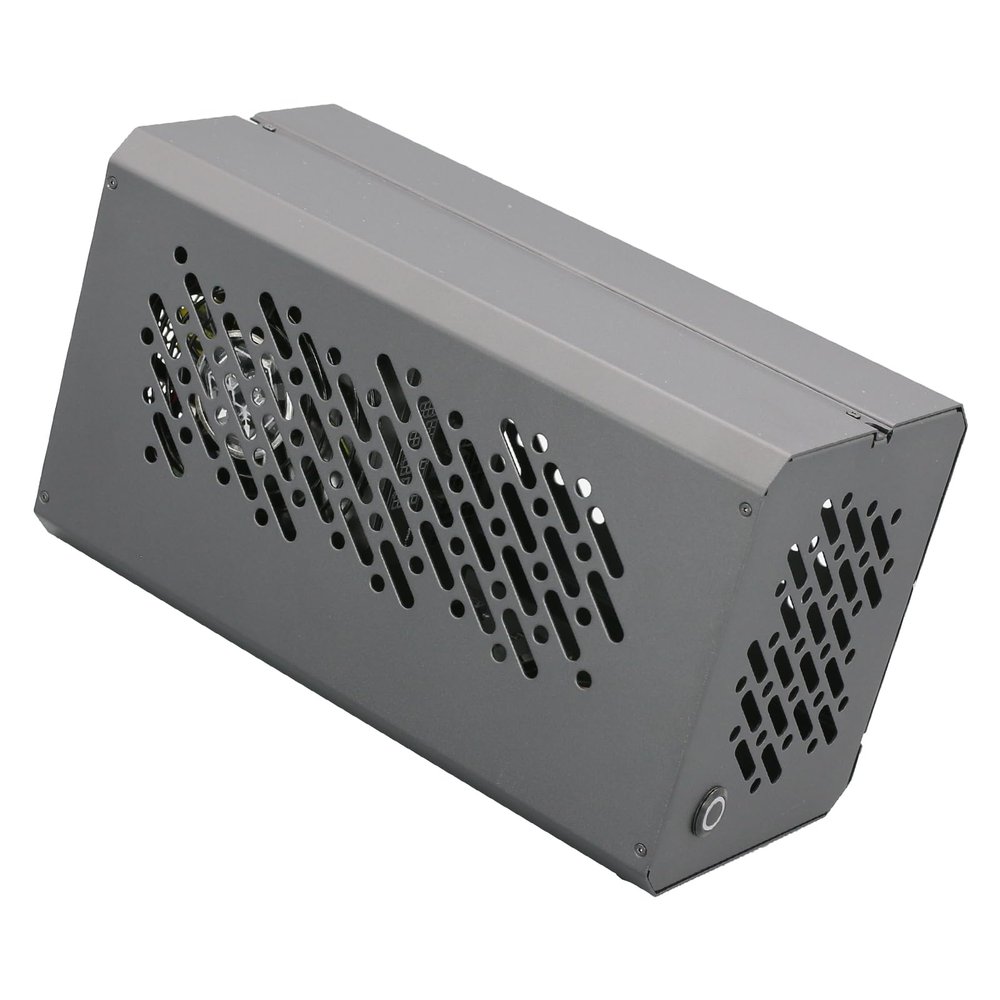 SFX27 ATX37 PC Case Enclosure in Black Accommodates 37cm / 27cm Graphics Cards for Computer Metal Frame Case Radiator