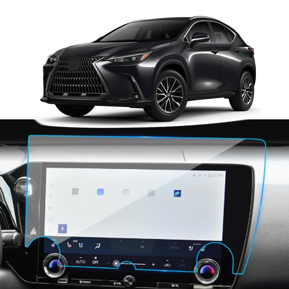 LSMQCPJ for NX250 NX350 NX350H NX450h+ 2022-2024 2025 14 inch Navigation Film Protective Film Anti-Scratch Wear-Resistant Tempered Glass NX Accessories