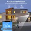AKAVIG 16CH 4MP Wireless WiFi Security Camera System with 8 Double Lens Cameras, Indoor and Outdoor CCTV Surveillance NVR Kit with Color Night Vision, Human Detection view 4