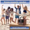 T.TAOMI Retro Portable Radio AM FM SW 3 Band,USB Charging, Shortwave Radio with Bluetooth Speaker,TF Card (Copper) view 3