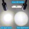 6W Microscope Light Dual LED Gooseneck, 6500K LED Bulb Changeable Adjustable Spot Light Source Illuminator Lamp Microscope Light Soldering Phone Repair (With Ring Light)(Upgraded Bulb-With Ring Light) view 2