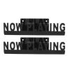 TOPINCN Now Playing Record Stand Wall Holder Light up Now Record Stand, Wooden Acrylic Holder for Album Display Storage Record LED Display Storage Collection Holder (Black) view 1