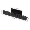 TOPINCN Now Playing Record Stand Wall Holder Light up Now Record Stand, Wooden Acrylic Holder for Album Display Storage Record LED Display Storage Collection Holder (Black) view 2