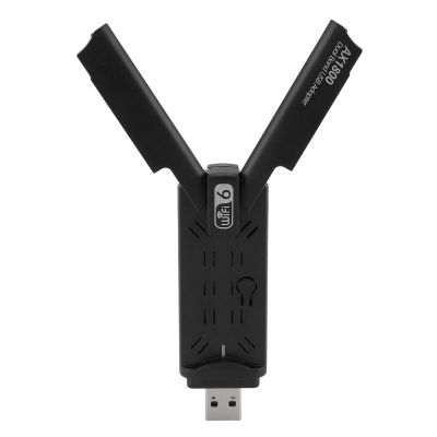 USB Wi Fi Adapter, 2.4G 5G Dual Band USB3.0 Wi Fi 6 Wire Less Network Adapter for PC Desktop Computer Laptop, Support for 10 11