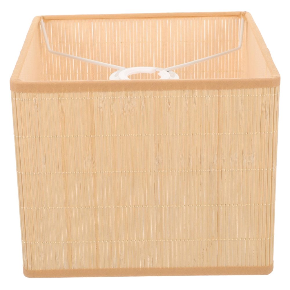 Woven Bamboo Pendant Light Lampshade Iron Frame for E27 E14