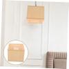 Woven Bamboo Pendant Light Lampshade Iron Frame for E27 E14 view 3