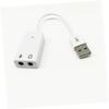 Angoily USB Sound Card Adapter Cable for Virtual Sound Usbc to Aux Adapter No Driver Needed Led Indicators view 3