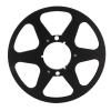 10 Inch Open Reel Take Up Reel 6 Holes Sound Aluminum Take Up Reel Empty Reel for 1/4 Inch Tape (Black) view 2