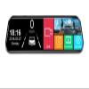 Car Dvr 10 Touch Screen Cam Dual Lens Auto Registrar Stream Mirror Camera Rearview Camera Night Vision Black Box(A20P,None) view 1