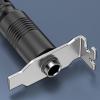 TTTLLNN 1/8" 3.5mm Female to Female Adapter Threaded Panel Mount 1/8" Extension Cable for Extending Cable Cord 30cm view 2