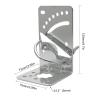 Adjustable Mounting Kit, L Pole Installation Satellite Mount for V2 Dish, Short Wall Bracket, Outdoor Easy Installation, Adjustable End Angle, Stainless Steel view 3