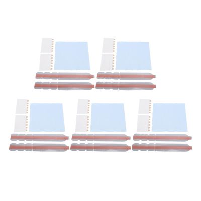 5 Set Laptop Privacy Screen Protector Replacement Kits, Privacy Filter Adhesive Strips and Plastic Slide Mount Holder Tabs for Computer Monitors or Laptops