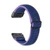 20mm Elastic Nylon Strap For Garmin Fenix 7S 6S Pro 5S Plus Woven Sports Watch Band Loop For Garmin Fenix 8 43mm Clasp(Blue-Purple,20mm Fenix 6S) view 1
