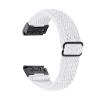 20mm Elastic Nylon Strap For Garmin Fenix 7S 6S Pro 5S Plus Woven Sports Watch Band Loop For Garmin Fenix 8 43mm Clasp(WHITE,20mm) view 1