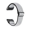 20mm Elastic Nylon Strap For Garmin Fenix 7S 6S Pro 5S Plus Woven Sports Watch Band Loop For Garmin Fenix 8 43mm Clasp(WHITE,20mm) view 3