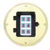 RiteAV Custom 6 Port Wall Plate Recessed Floor Box [Gold-Brass] view 1