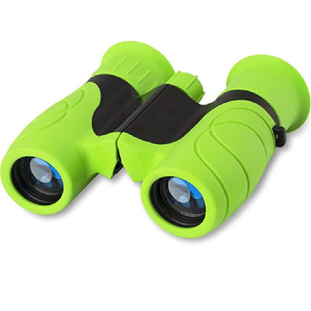 DirectNine Basics Binoculars for Kids High-Resolution 8X21 Small Compact Binoculars Telescope for Bird Watching Hiking Camping Exploration for Kids,Green