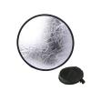 2 in 1 Lighting Reflectors Round Folding Portable for Photography Reflector Portrait Still Life Fill Light - Silver, Gold (60 2in1) view 4