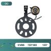 170 AHD 1080P Vehicle Rear View CameraCompatible With Jeep Wrangler Spare Tire Installation 2007-2018 Car Reverse Parking Camera(GD-CVBS480P-135deg) view 2