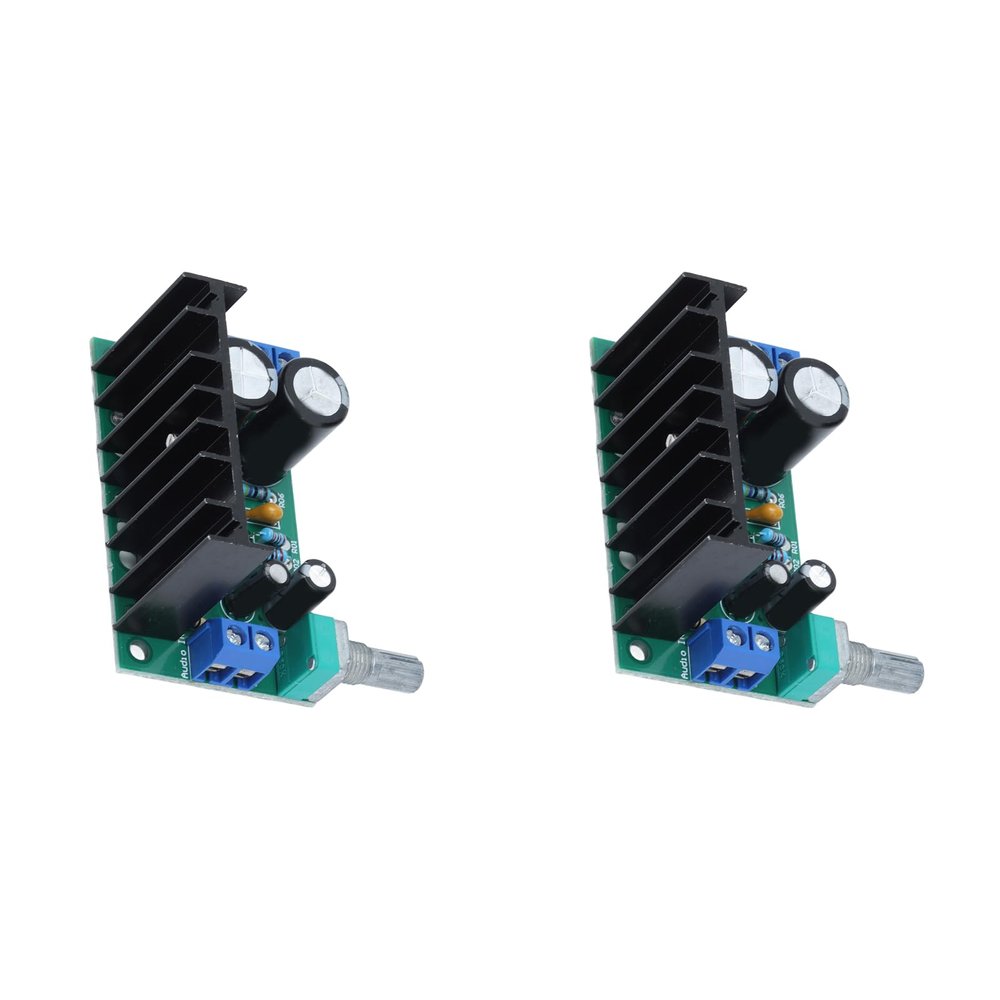 2PCS 12V-24V Mono Sound Speaker Amplifier Module 1 Channel Power Amplification Board 5W120W for Audio Devices