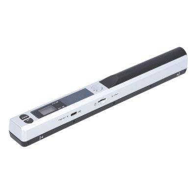 Portable Document Scanner, 8.27 Inch Handheld Color Image Scanner UP to 900 DPI, Support JPG/PDF Format, Photo Scanner for A4 Documents, Books, Receipt, Pictures (Silver)