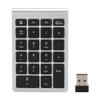 OUCRIY Keyboard Numeric Keypad RF304 22 Keys Numeric Keypad USB Keyboard with Receiver (Silver Black Color) view 2