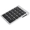 OUCRIY Keyboard Numeric Keypad RF304 22 Keys Numeric Keypad USB Keyboard with Receiver (Silver Black Color) view 3