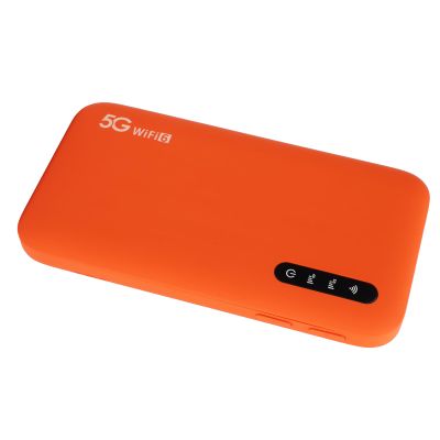 5G Mobile Hotspot,Portable Device for Travel 16 Connected Devices with Sim Card Slot Band WiFi6 Portable Router LED Fast Hotspot Router(Without SIM Card)